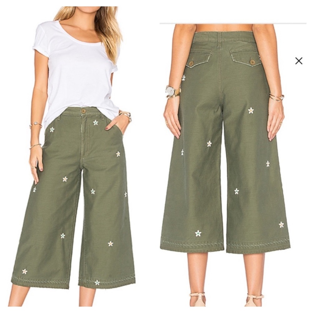 SIWY Loretta Military Wide Leg